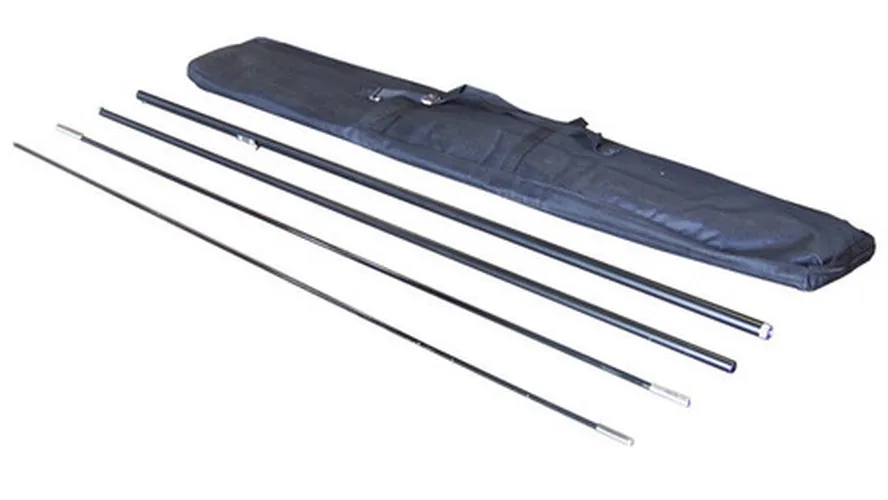 15 ft flagpole set for 12 ft custom flag