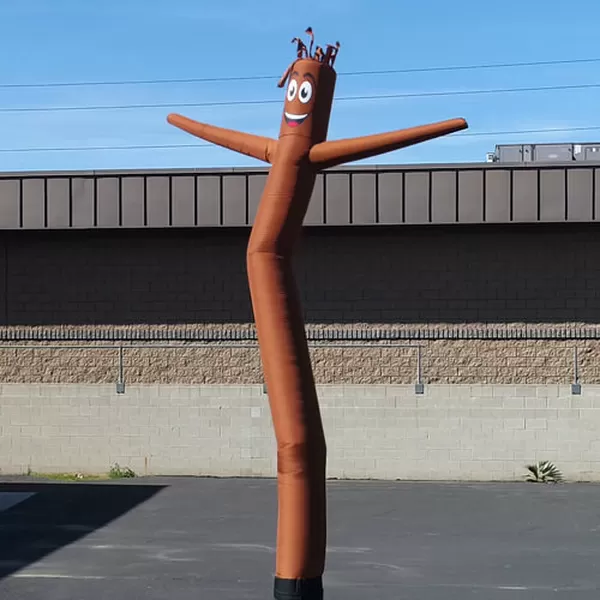 Brown 18-foot inflatable air dancer tube man, style GD11019