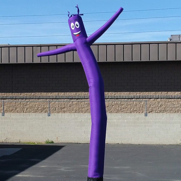 Purple 18-foot inflatable air dancer tube man, style GD11011