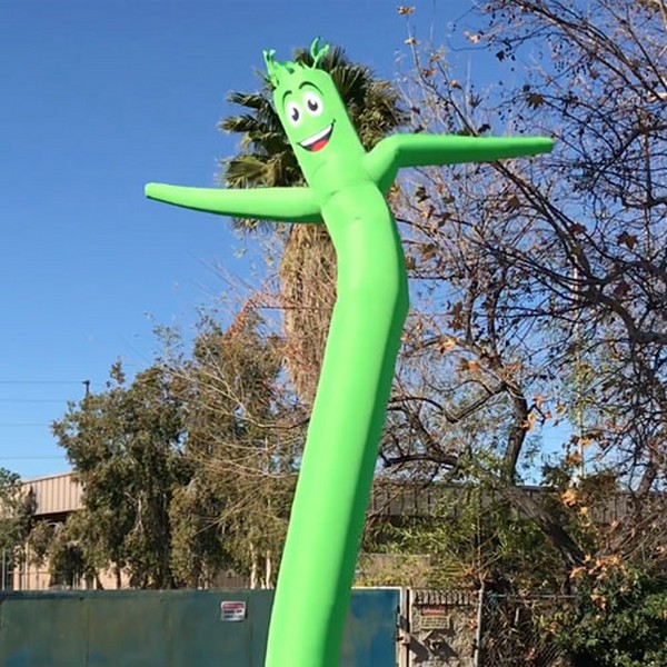 Lime Green 18-foot inflatable air dancer tube man, style GD11007