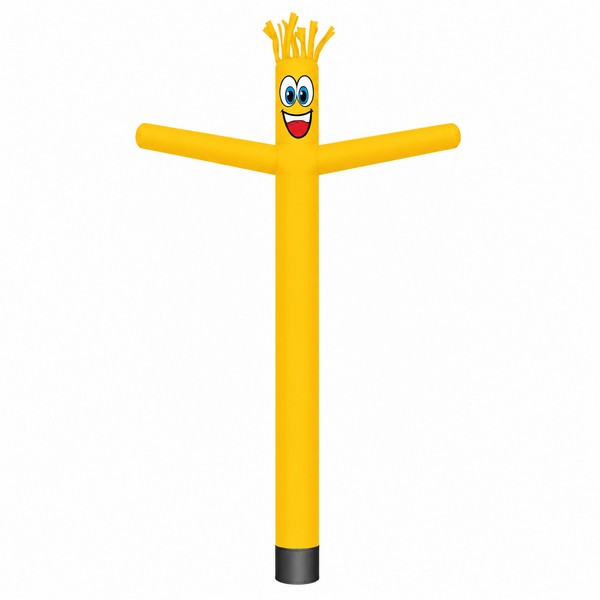 Golden Yellow 18-foot inflatable air dancer tube man, style GD11006