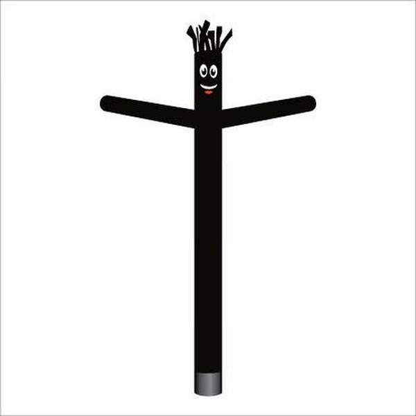Black 18-foot inflatable air dancer tube man, style GD11002