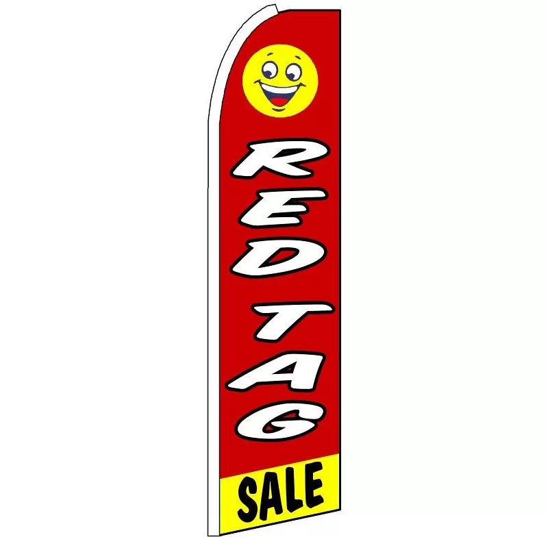 Red Tag Sale Swooper Feather Flag Sf-k049