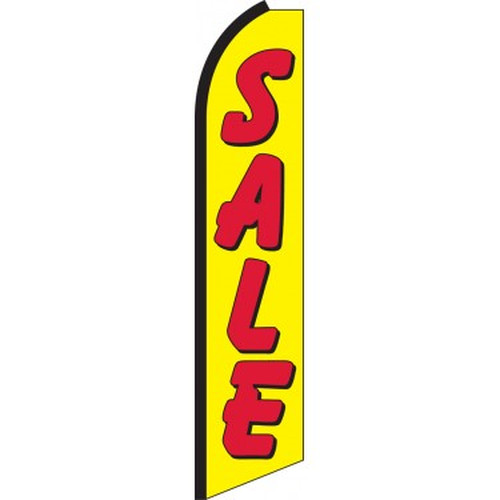 Sale (yellow & Red) Swooper Feather Flag #sw0131