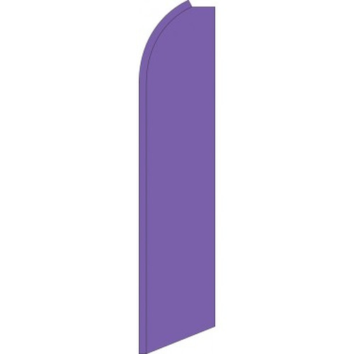 Solid Purple Swooper Feather Flag #sw0124