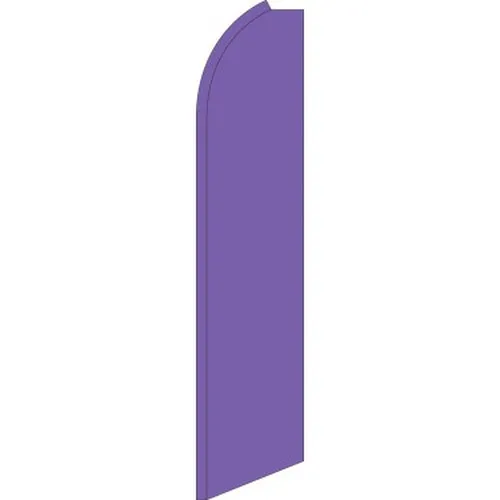 Solid Purple Swooper Feather Flag #sw0124
