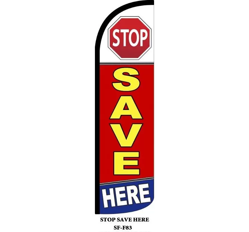 stop save windless feather flag #sf-f83