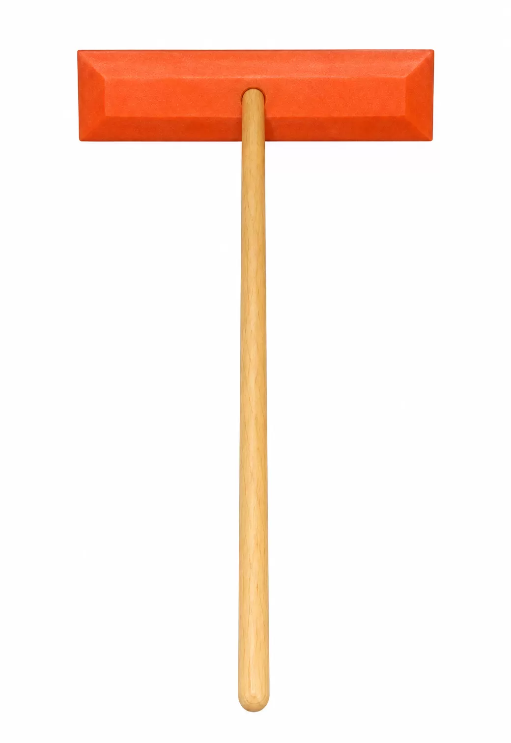 Shuttsco Sno-Rake with long hardwood handle and wide foam snow-removal head
