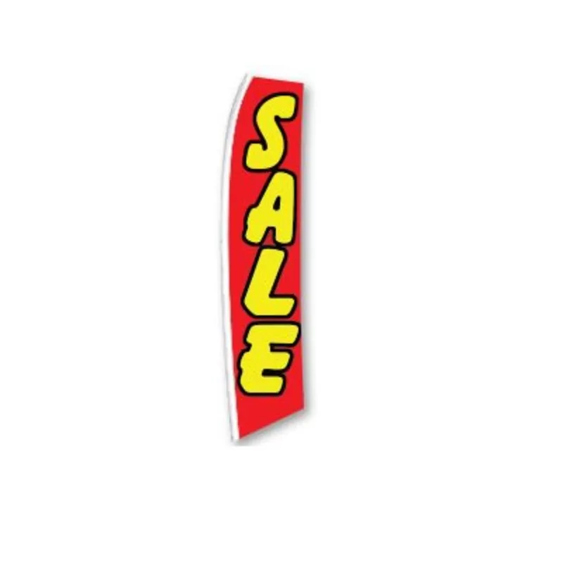 Sale - Red & Yellow vertical swooper feather flag, 6SW-YSAL