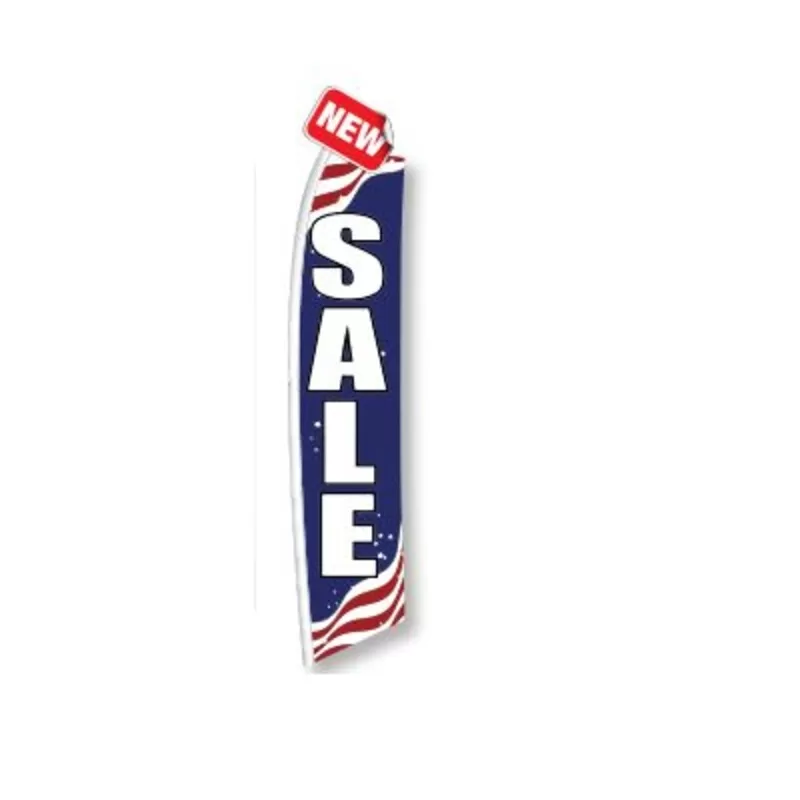 Sale - Patriotic vertical swooper feather flag, 6SW-PSAL