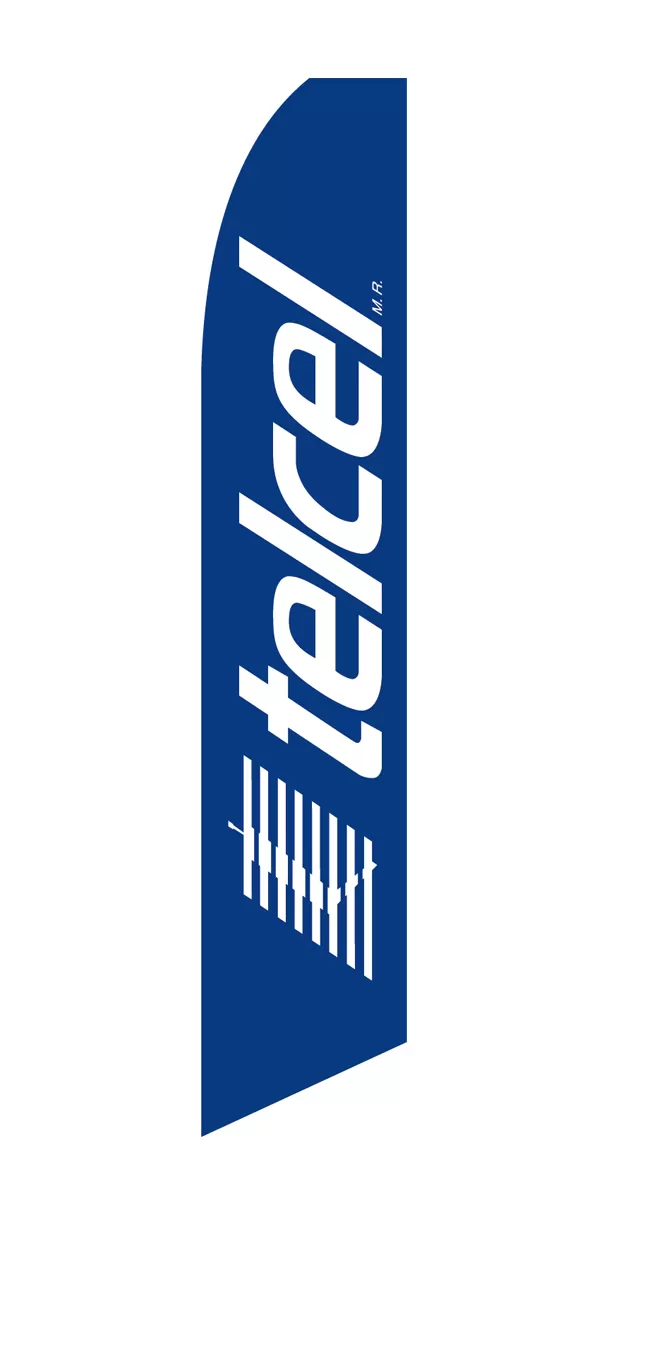 Telcel Swooper Feather Flag #sf-1990