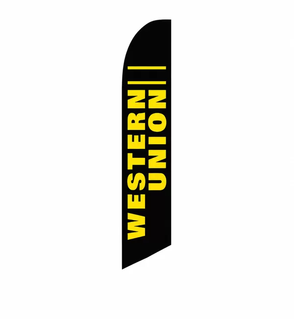 Western Union swooper feather flag, design SF-2137
