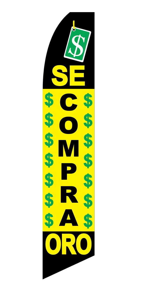 Se Compra Oro Swooper Feather Flag Sf-1421