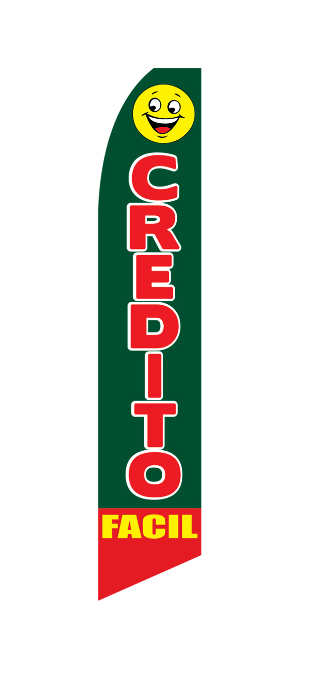 Credito Facil Swooper Feather Flag #sf-1044