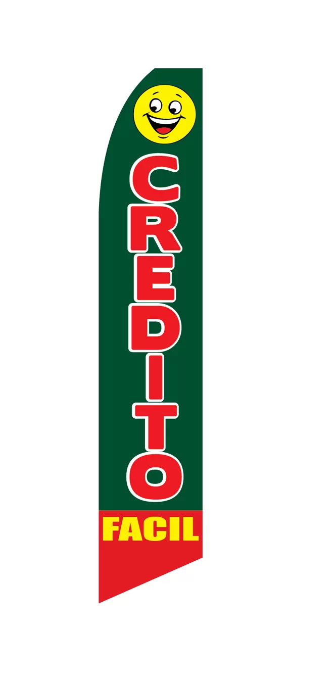 Credito Facil Swooper Feather Flag #sf-1044