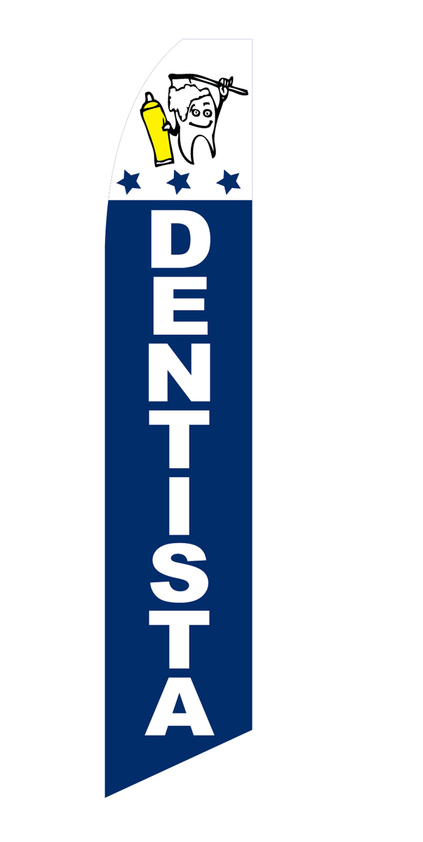 Dentista Swooper Feather Flag #sf-1711