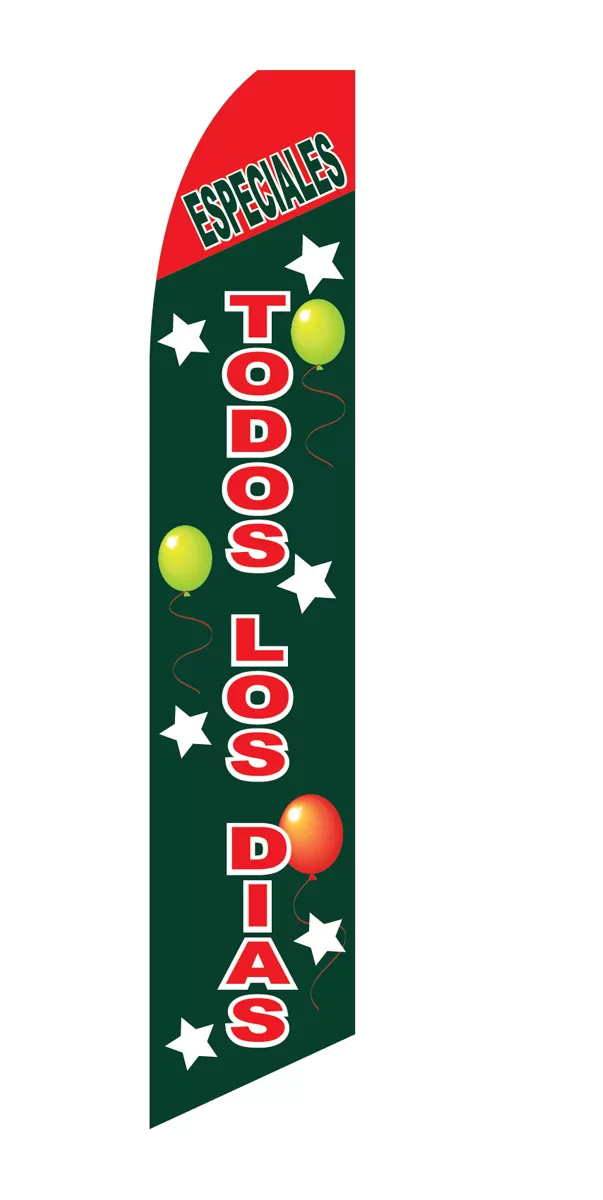 Especiales Todos Los Dias Swooper Feather Flag #sf-1707