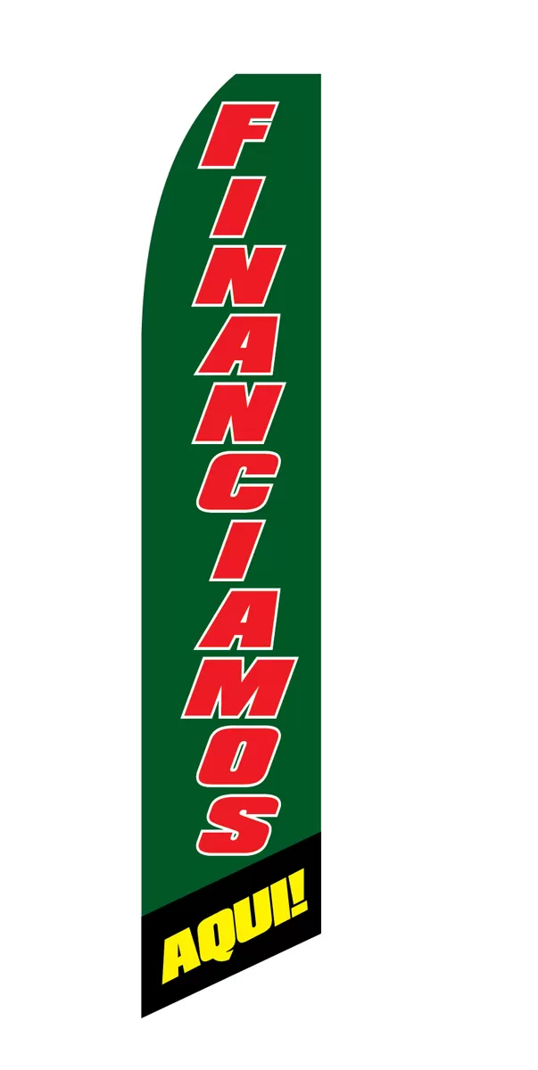 Financiamos Aqui Swooper Feather Flag -#sf-1033