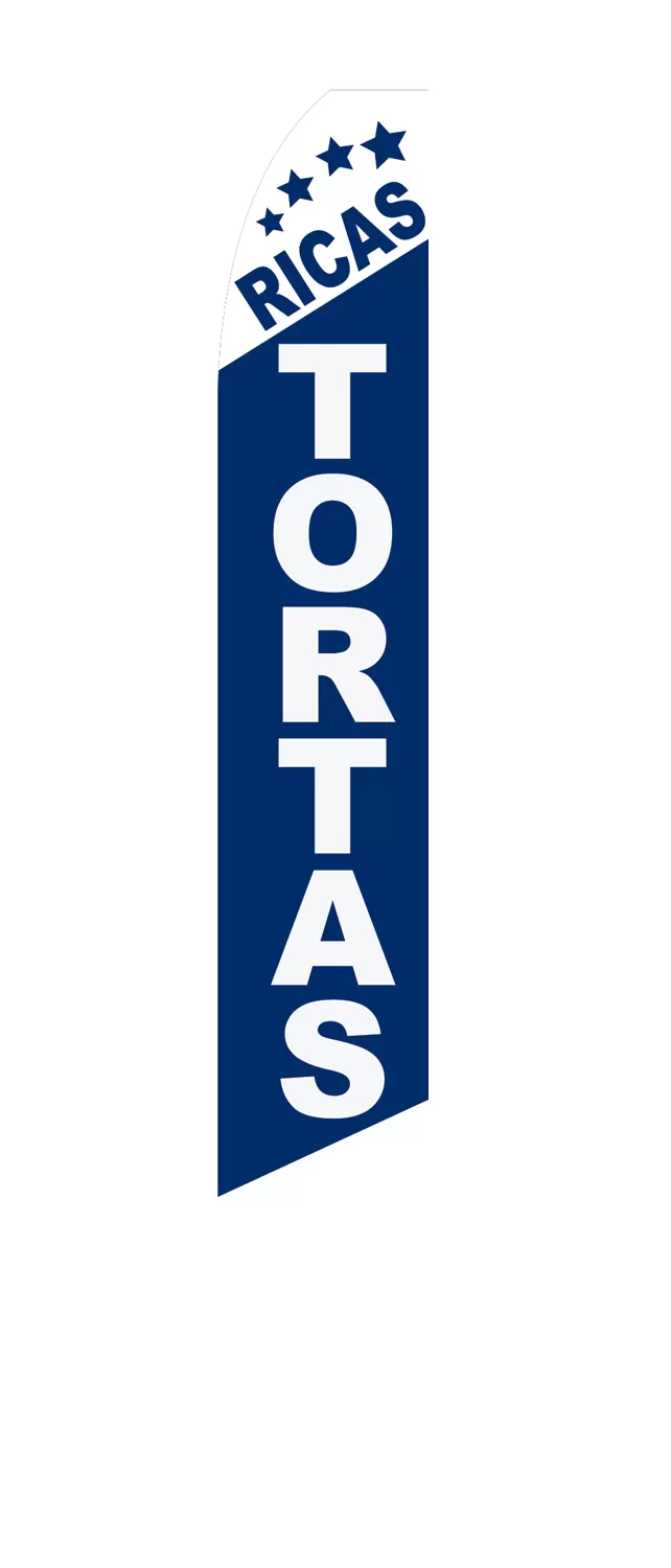 Ricos Tortas Swooper Feather Flag #sf-1717