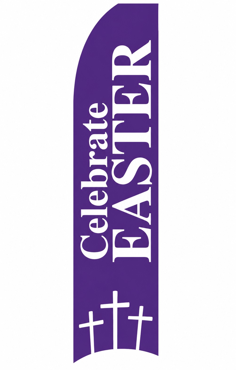 Celebrate Easter feather flag design