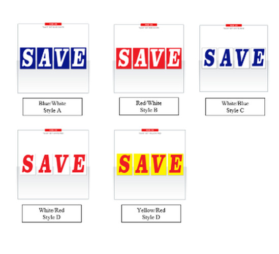 Jumbo Under Hood Signs Kit Save #nsb36