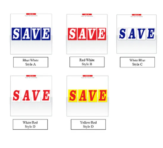 Jumbo Under Hood Signs Kit Save #nsb36