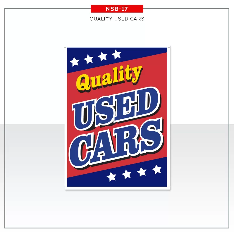 Jumbo Under Hood Signs Quality Used Cars #nsb17