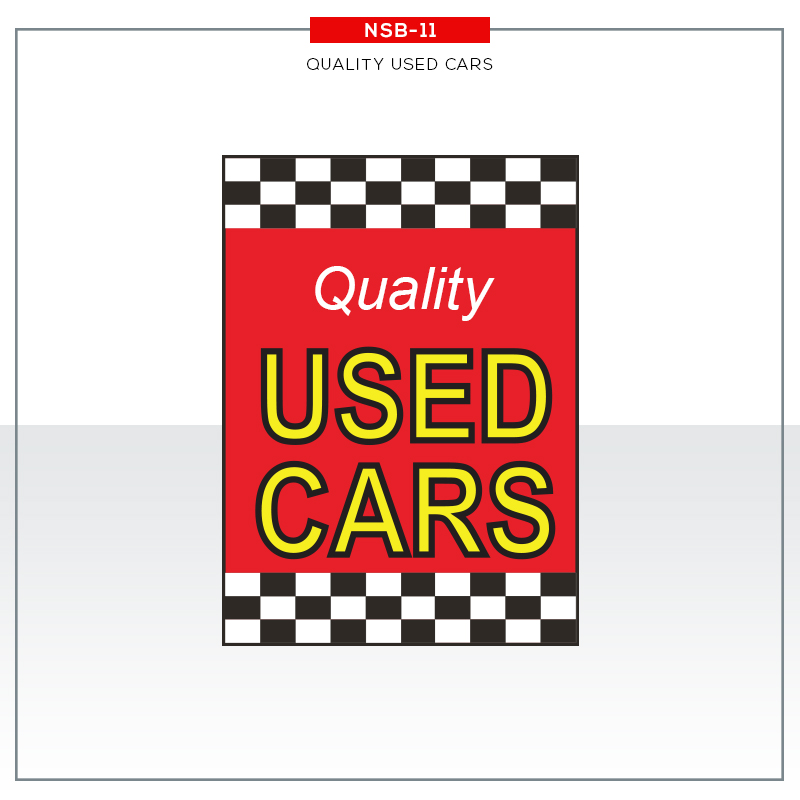 Jumbo Under Hood Signs Quality Used Cars #nsb11