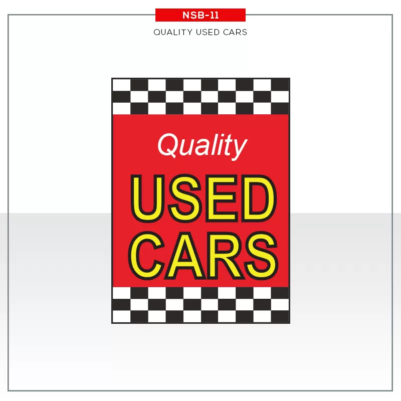 Jumbo Under Hood Signs Quality Used Cars #nsb11