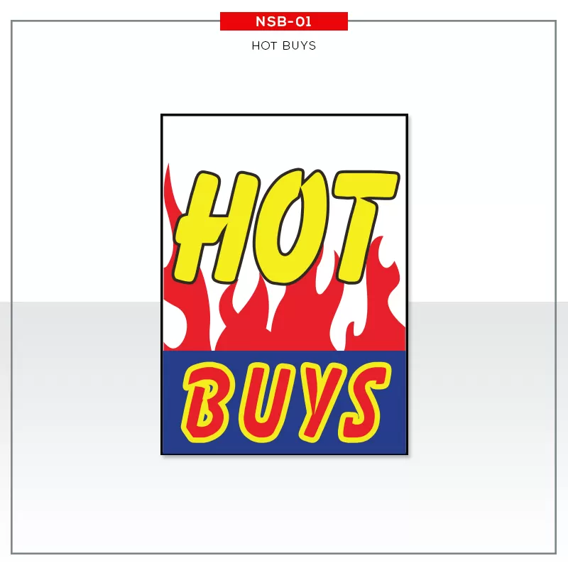 Jumbo Under Hood Signs Hot Buys #nsb01
