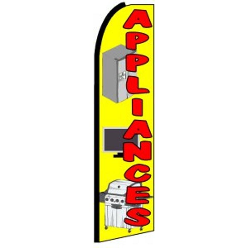 Appliances feather flag, design K260