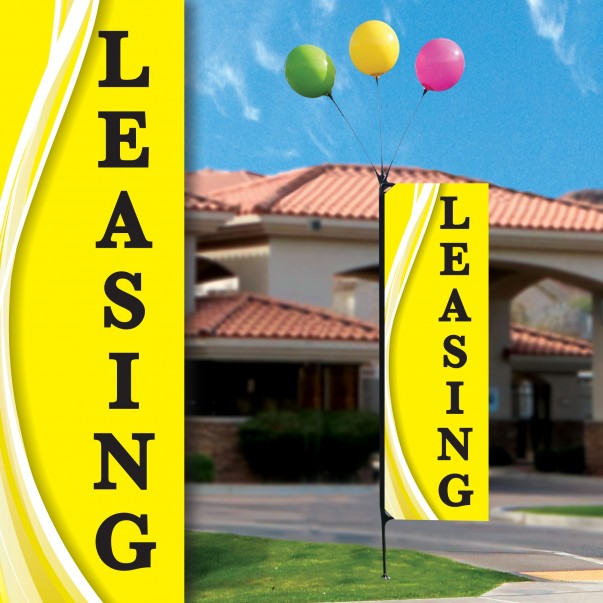 Orb-It® LEASING Flag Kit (3-Balloon)