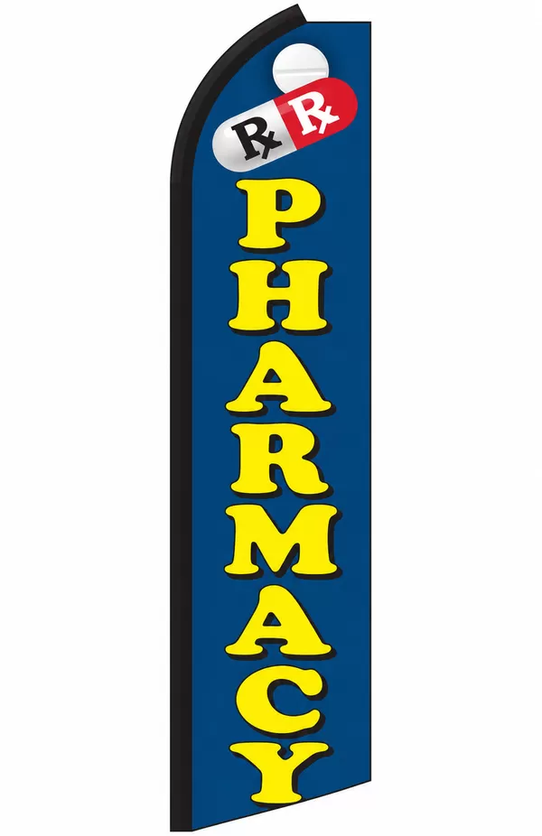 Pharmacy swooper feather flag, design SW-165