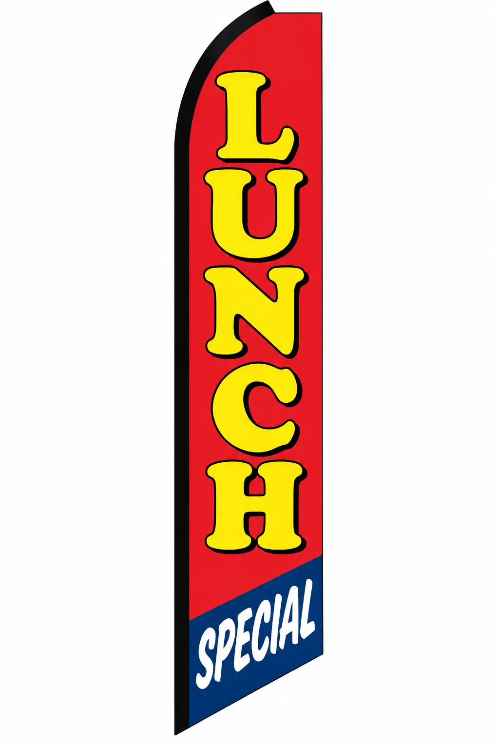 Lunch Special swooper feather flag, design SW-0160