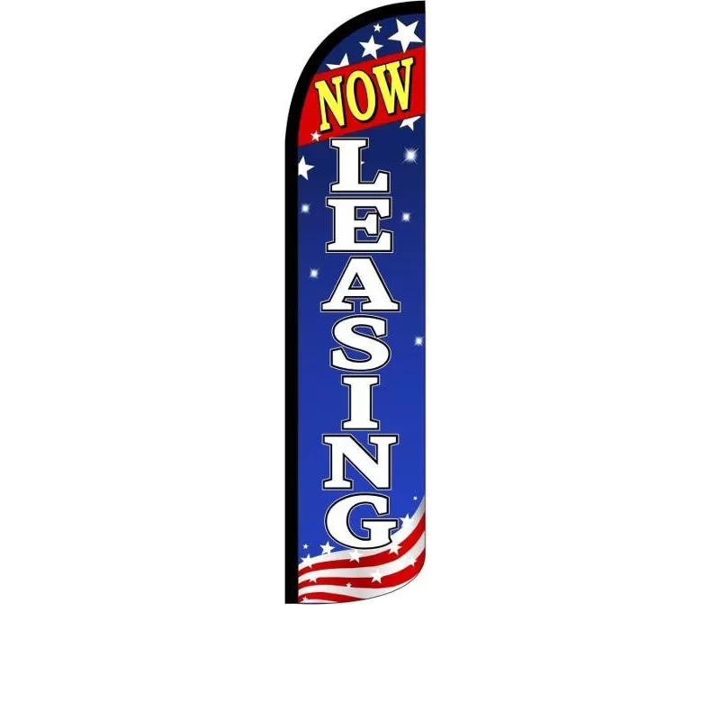 Now Leasing windless feather flag - Sf-jh7