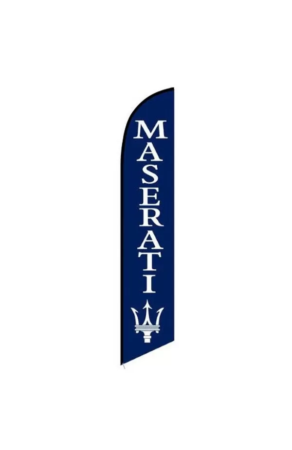 Maserati vertical swooper feather flag, 5641-2