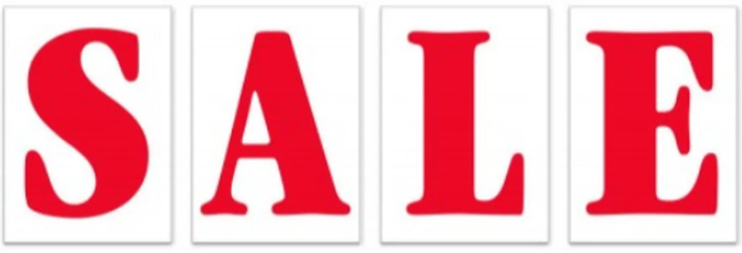 Under Hood Sign - sale - White And Red Kit 4-piece #4730-1