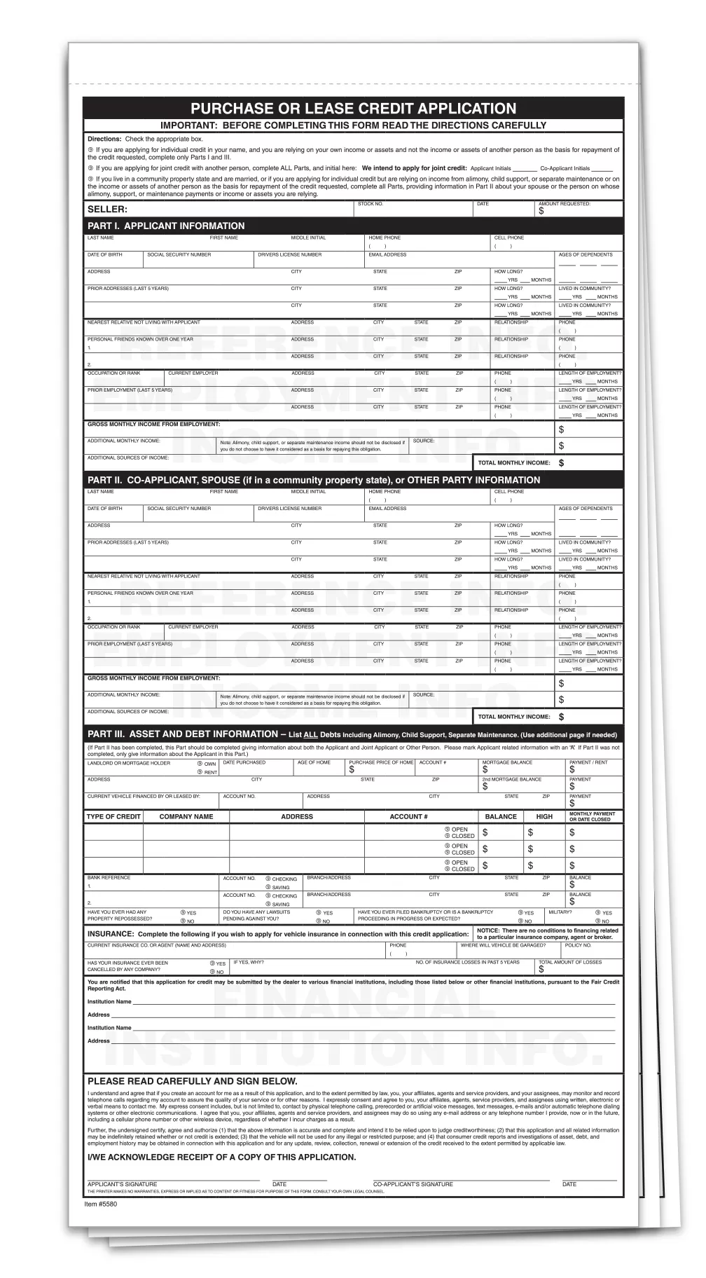 Universal Credit Application #5580 product preview