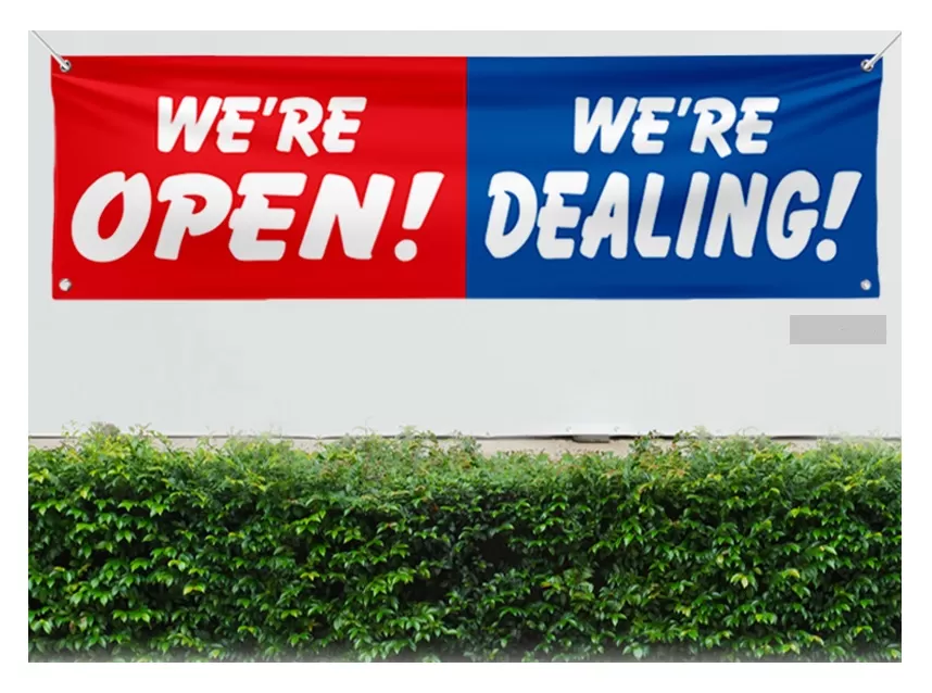 We Are Open 3x10 Banner