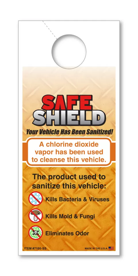 Safe Shield - Small Hang Tag