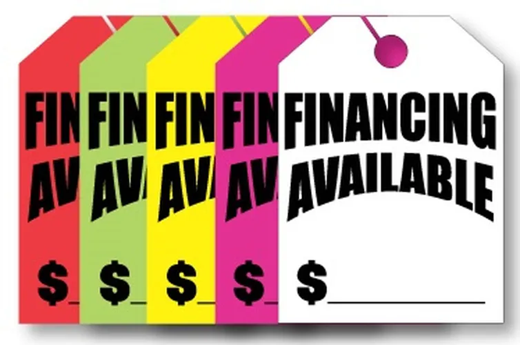 Mirror Hang Tags - Financing Available