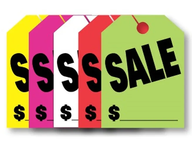 Mirror Hang Tags - Sale #7502