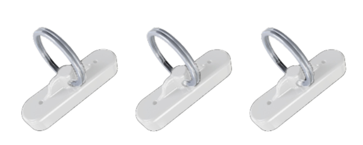 MagneClick SLim White 15 lbs Magnets - Box of 10