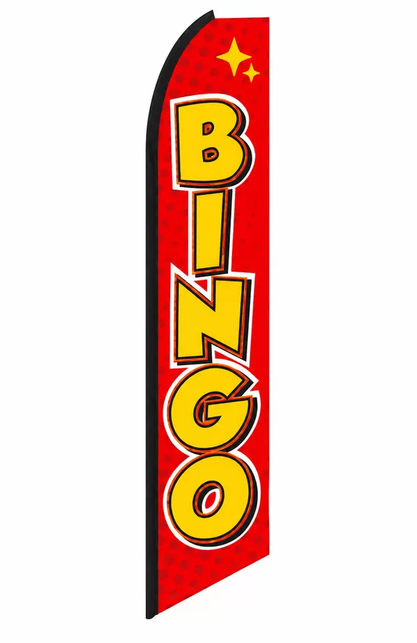 Bingo swooper feather flag, design SF2370