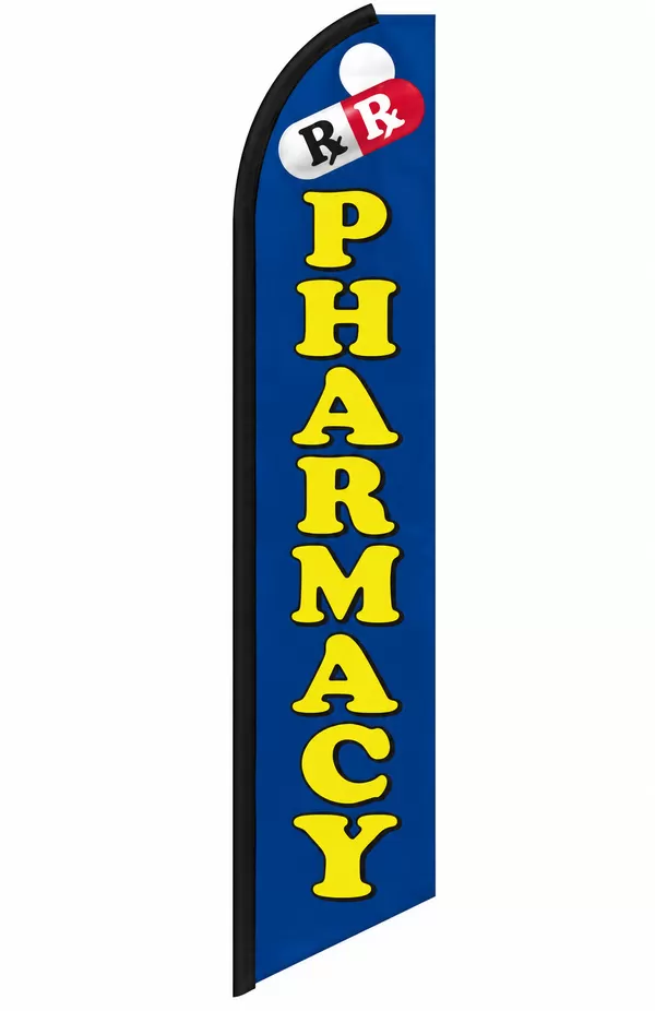 Pharmacy swooper feather flag