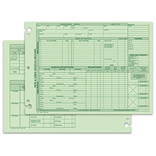 Vehicle Inventory Records 1204-A product preview