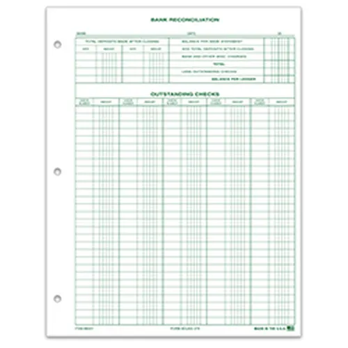 Bank Reconciliation Forms DUAS-379 product preview