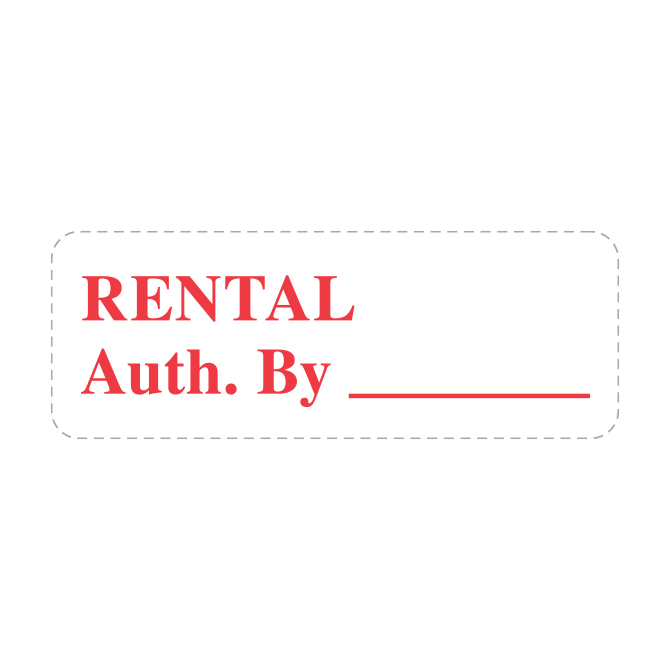 Self Inking Stamp - RENTAL AUTHORIZED BY
