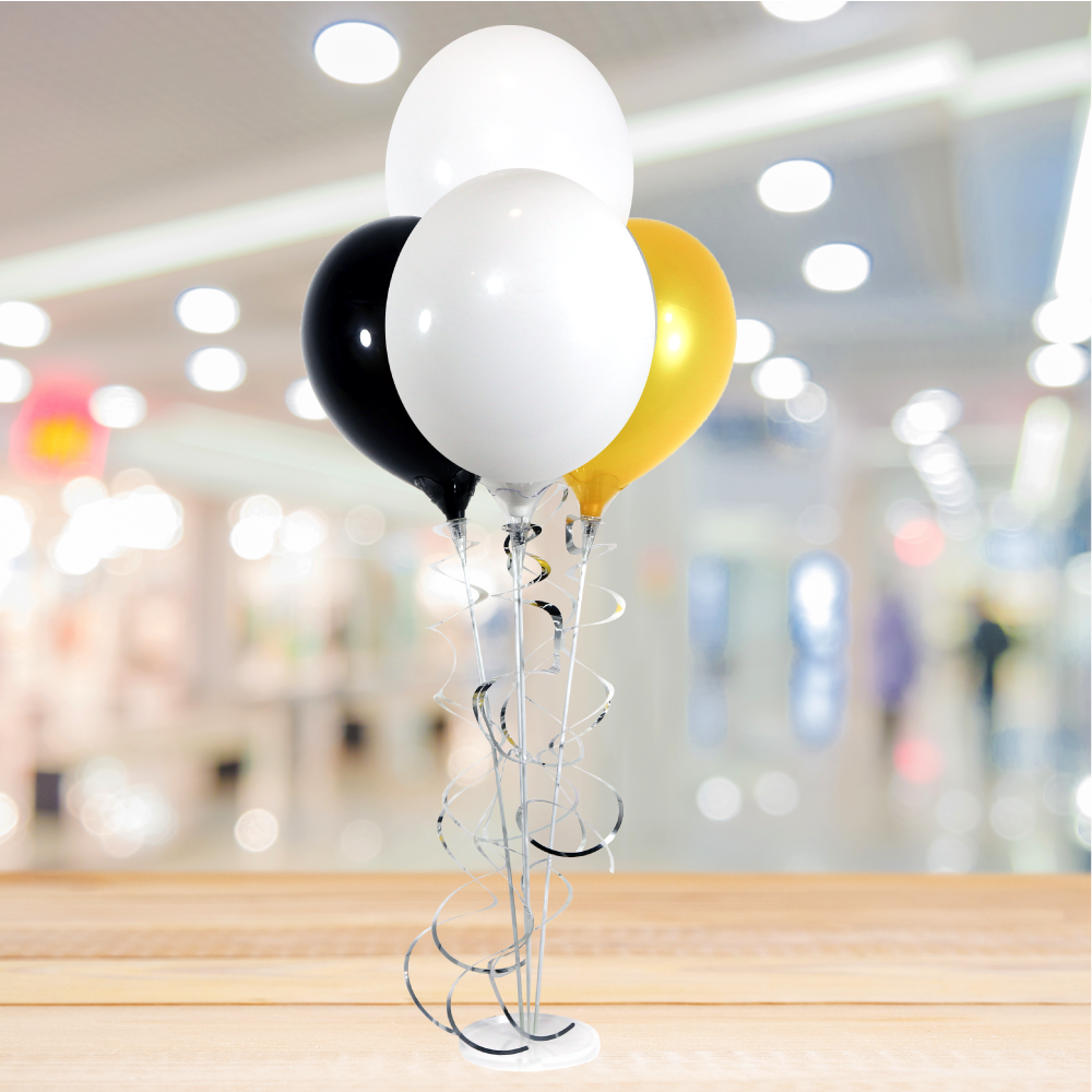 Permashine Indoor 4 Balloon Acrylic Weighted Base Kit