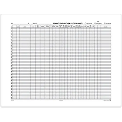 SDSS Service Route Sheets product preview